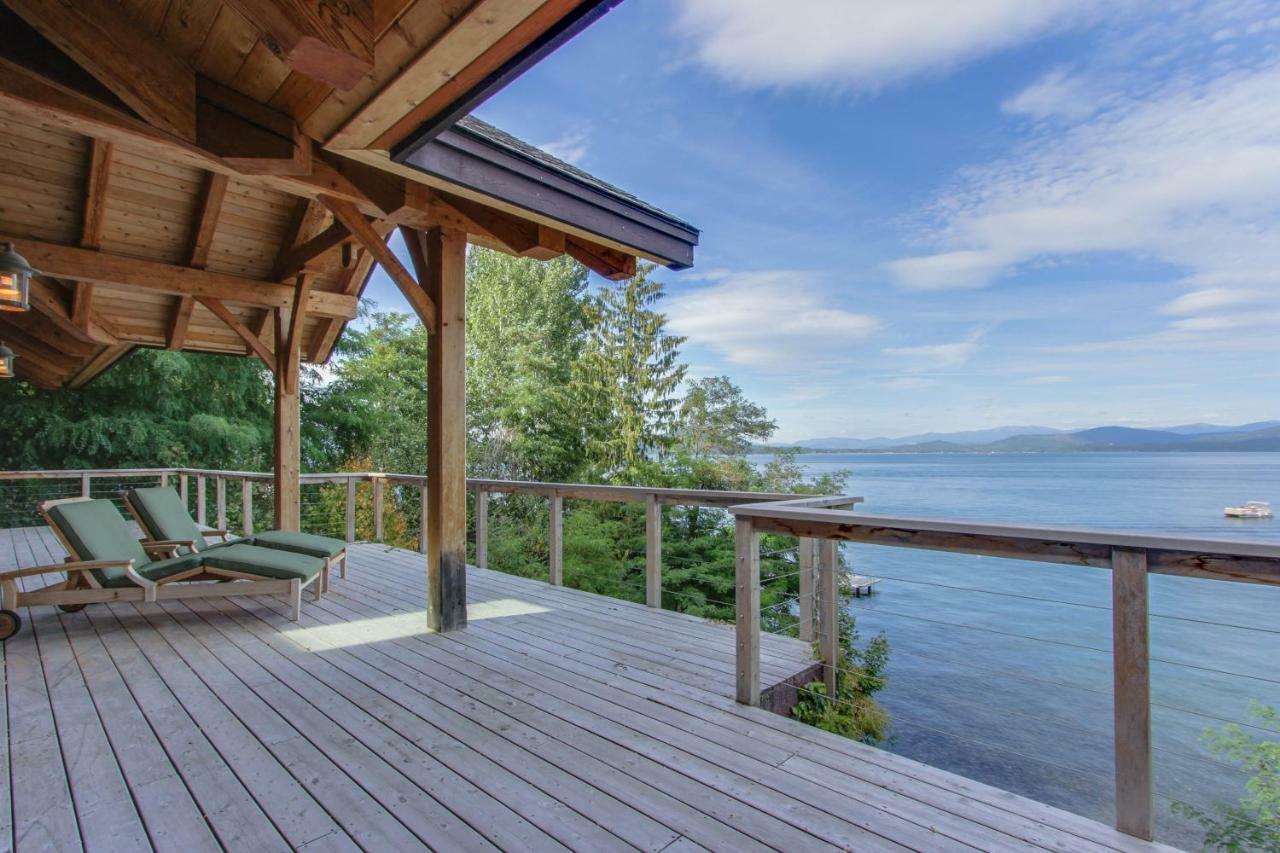 Bottle Bay Lakefront Lodge Sandpoint Exterior photo